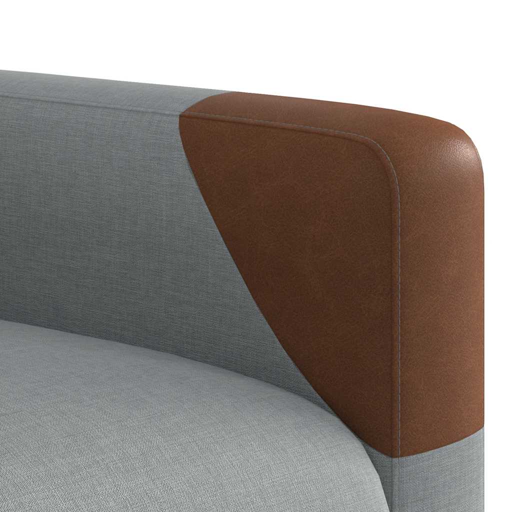 Fauteuil inclinable Gris clair Tissu