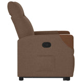 Fauteuil inclinable Marron Tissu