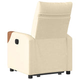 Fauteuil inclinable Crème Tissu