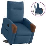 Fauteuil inclinable Bleu Tissu