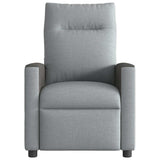 Fauteuil inclinable électrique Gris clair Tissu