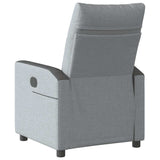 Fauteuil inclinable électrique Gris clair Tissu