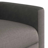 Fauteuil inclinable électrique Taupe Tissu