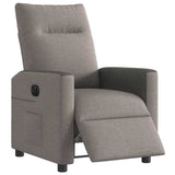 Fauteuil inclinable électrique Taupe Tissu