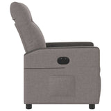Fauteuil inclinable électrique Taupe Tissu