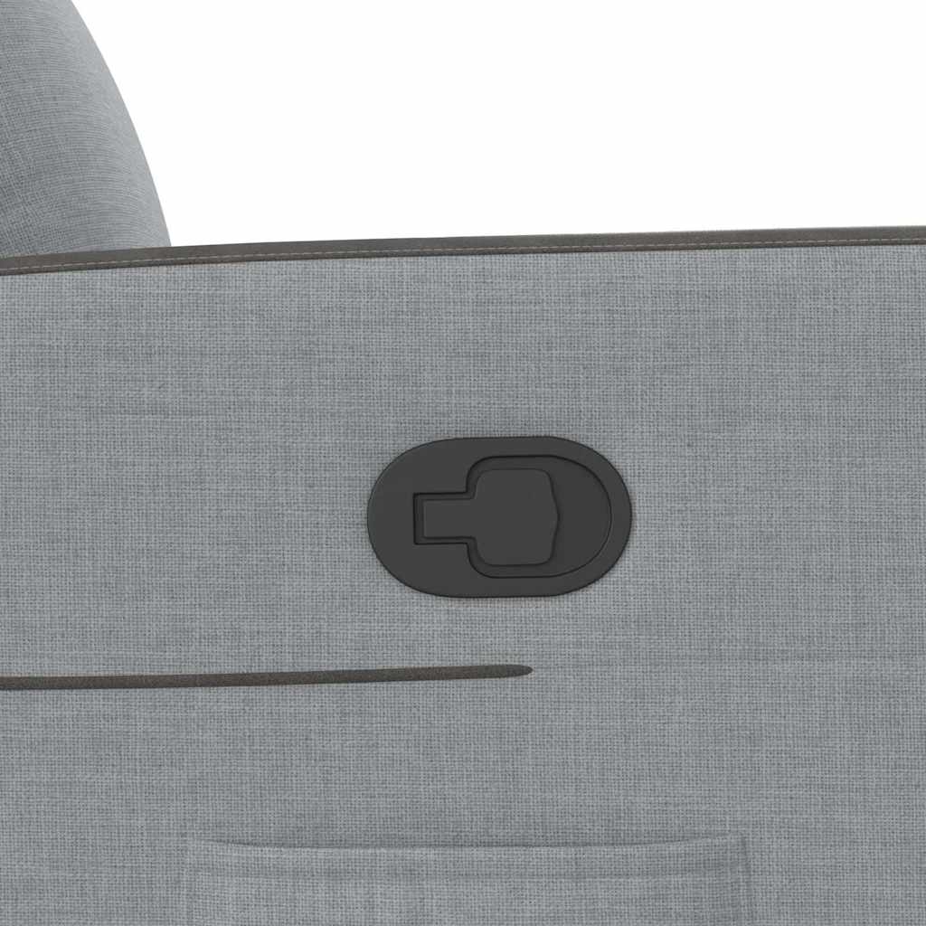 Fauteuil inclinable Gris clair Tissu