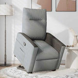 Fauteuil inclinable Gris clair Tissu