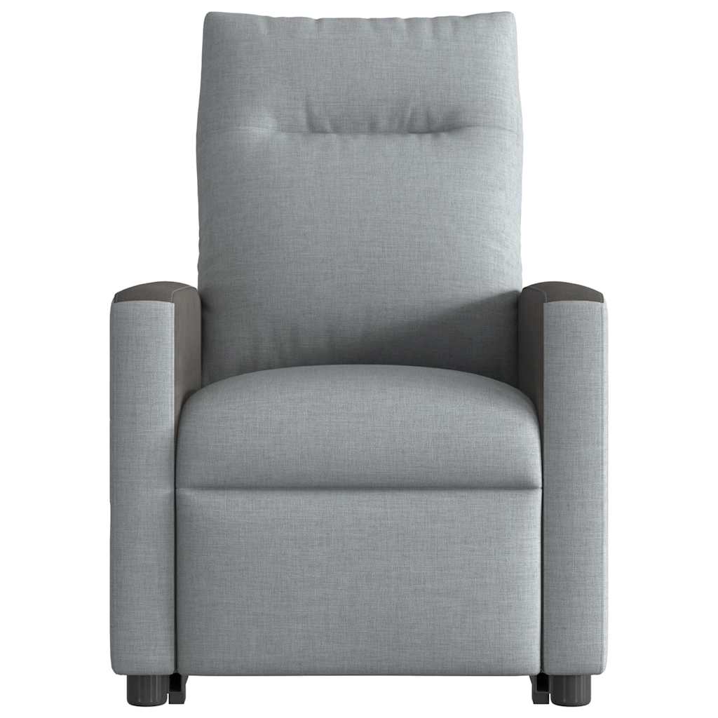 Fauteuil inclinable Gris clair Tissu