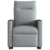 Fauteuil inclinable Gris clair Tissu