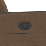 Fauteuil inclinable Marron Tissu