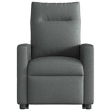 Fauteuil inclinable électrique gris foncé tissu