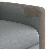 Fauteuil inclinable Gris clair Tissu