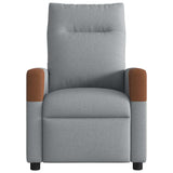 Fauteuil inclinable Gris clair Tissu