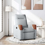 Fauteuil inclinable Gris clair Tissu