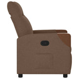 Fauteuil inclinable Marron Tissu
