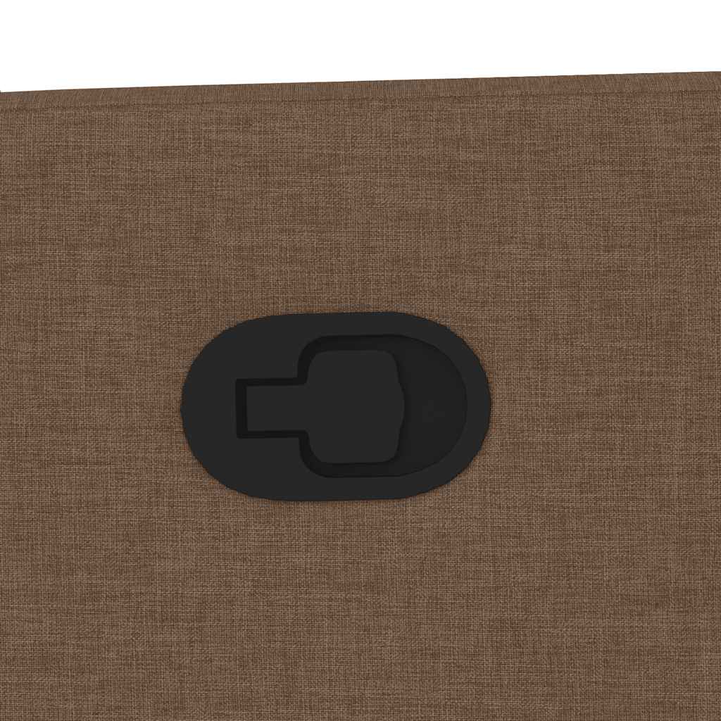 Fauteuil inclinable Marron Tissu