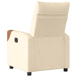 Fauteuil inclinable Crème Tissu