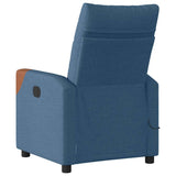 Fauteuil inclinable de massage Bleu Tissu