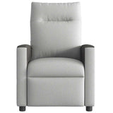 Fauteuil inclinable gris nuage tissu