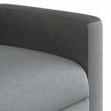 Fauteuil inclinable Gris clair Tissu