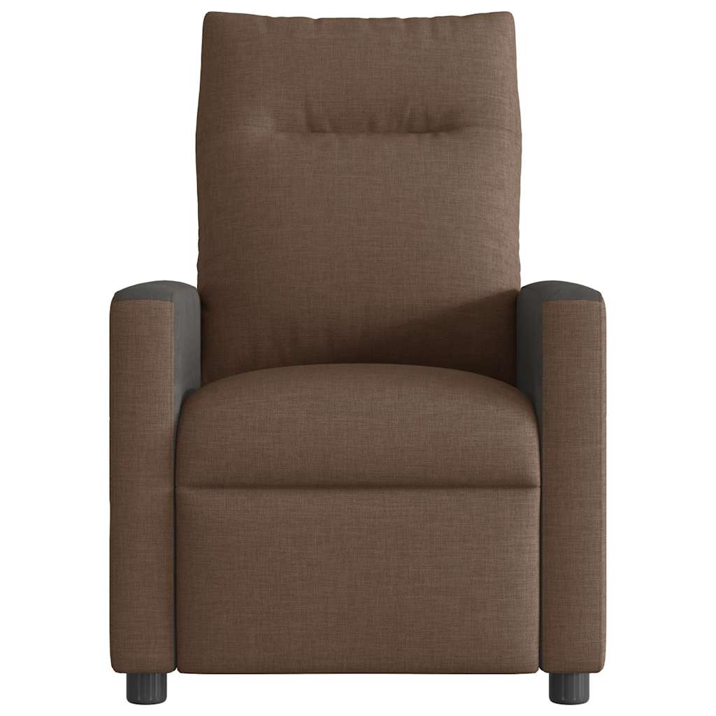Fauteuil inclinable Marron Tissu