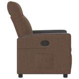 Fauteuil inclinable Marron Tissu