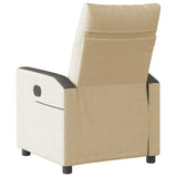 Fauteuil inclinable Crème Tissu