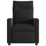 Fauteuil de massage inclinable Noir Tissu
