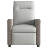 Fauteuil inclinable gris nuage tissu