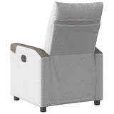 Fauteuil inclinable gris nuage tissu