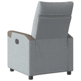 Fauteuil inclinable Gris clair Tissu