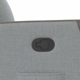 Fauteuil inclinable Gris clair Tissu