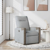 Fauteuil inclinable Gris clair Tissu