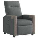 Fauteuil inclinable Gris foncé Tissu