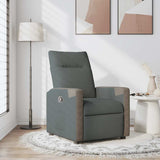 Fauteuil inclinable Gris foncé Tissu