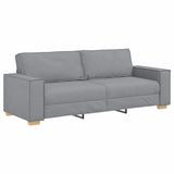 Ensemble de Canapés 3 pcs Gris 220 x 78 x 84 cm tissu