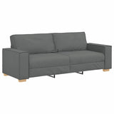 Ensemble de Canapés 3 pcs Gris 220 x 78 x 84 cm tissu