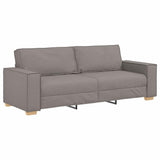 Ensemble de Canapés 3 pcs Taupe 220 x 78 x 84 cm tissu