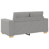 Ensemble de Canapés 2 pcs Gris 221 x 78 x 80 cm Tissu