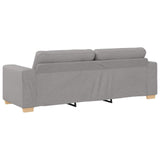 Ensemble de Canapés 2 pcs Gris 221 x 78 x 80 cm Tissu