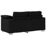 Ensemble de Canapés 2 pcs Noir 219 x 77 x 82 cm tissu