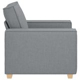 Canapé Fauteuil Gris Clair 60 cm Tissu