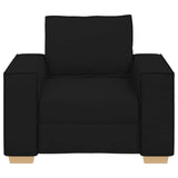 Canapé Fauteuil Noir 60 cm Tissu