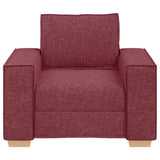 Canapé Fauteuil Rouge Vin 60 cm Tissu