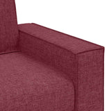 Canapé Fauteuil Rouge Vin 60 cm Tissu