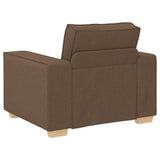 Canapé Fauteuil Marron 60 cm Tissu