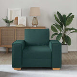 Canapé Fauteuil Vert Foncé 60 cm Tissu