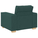 Canapé Fauteuil Vert Foncé 60 cm Tissu