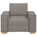Canapé-chaise Taupe 60 cm Tissu