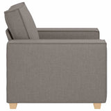 Canapé-chaise Taupe 60 cm Tissu